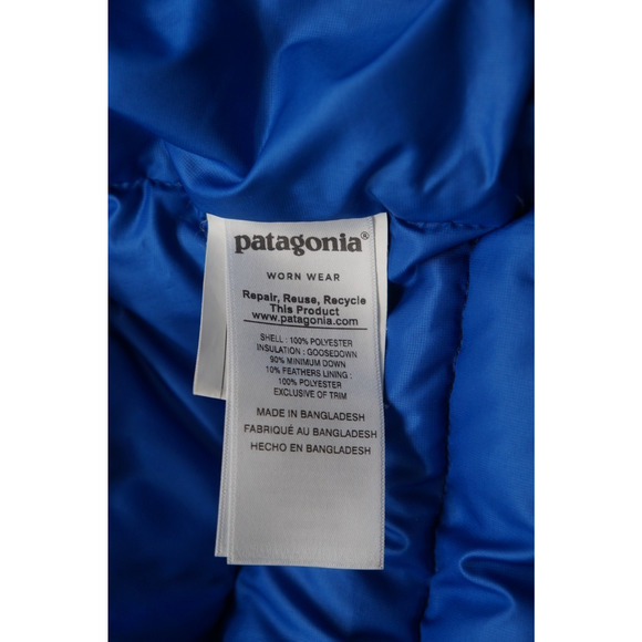 Patagonia 800 Down Sweater Jacket - Men's Medium~ $279.00 Navy Blue - Picture 7 of 8